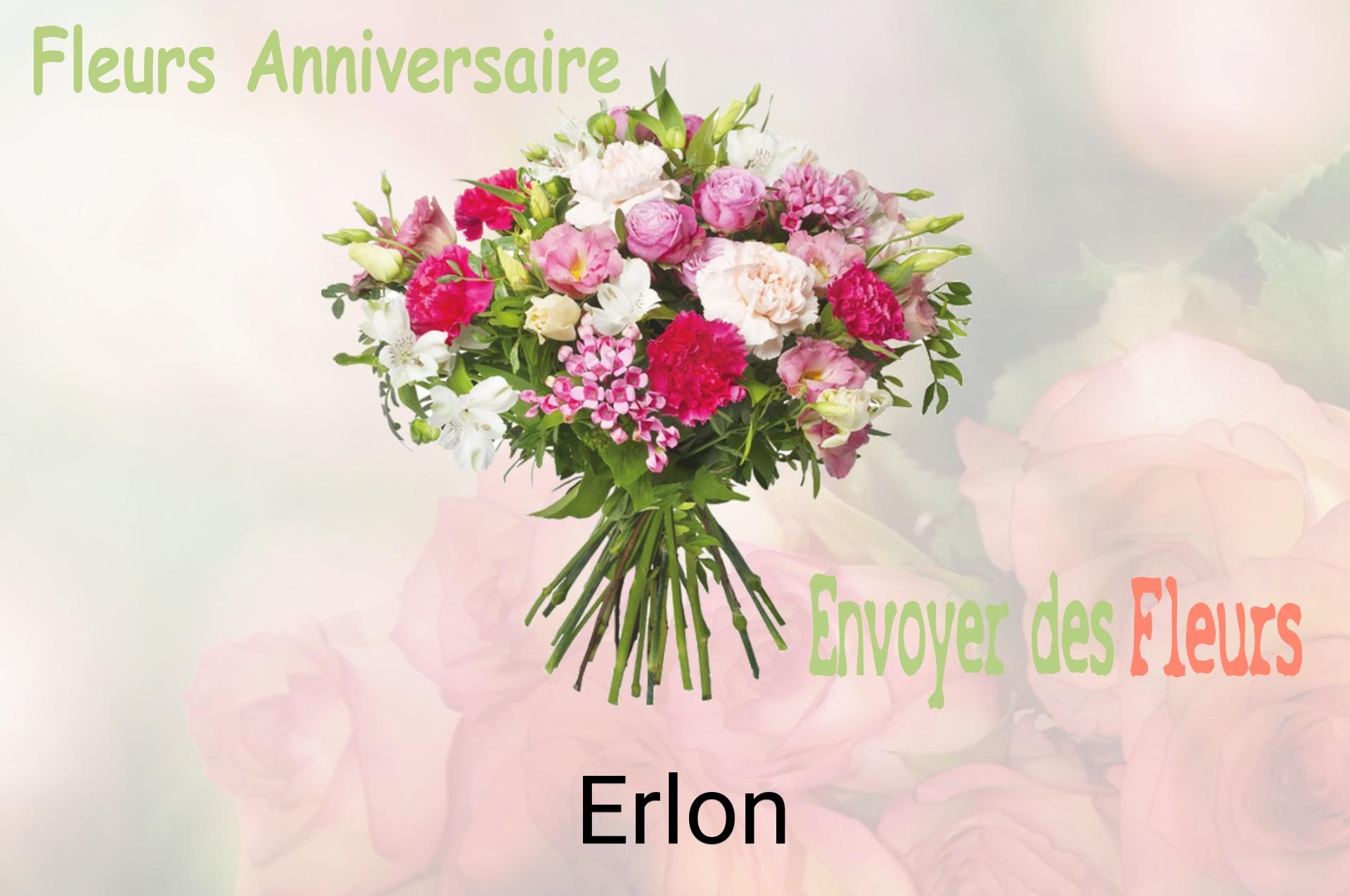 Bouquet de fleurs d’anniversaire livré à Erlon